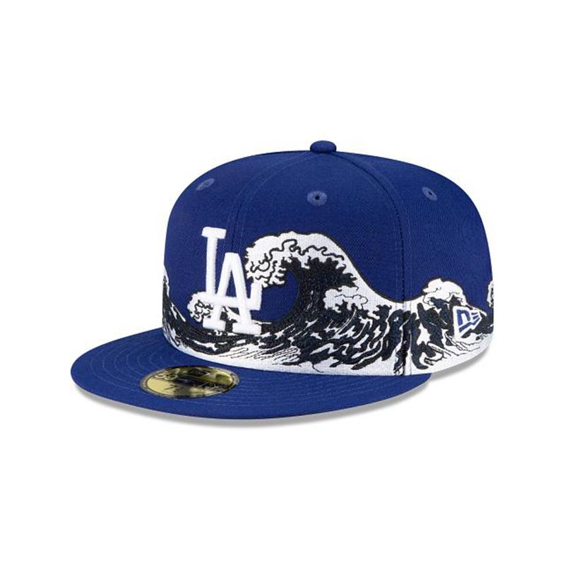 Los Angeles Dodgers Gorra | New Era MLB Wave 59fifty Fitted Cap Mexico - Azules